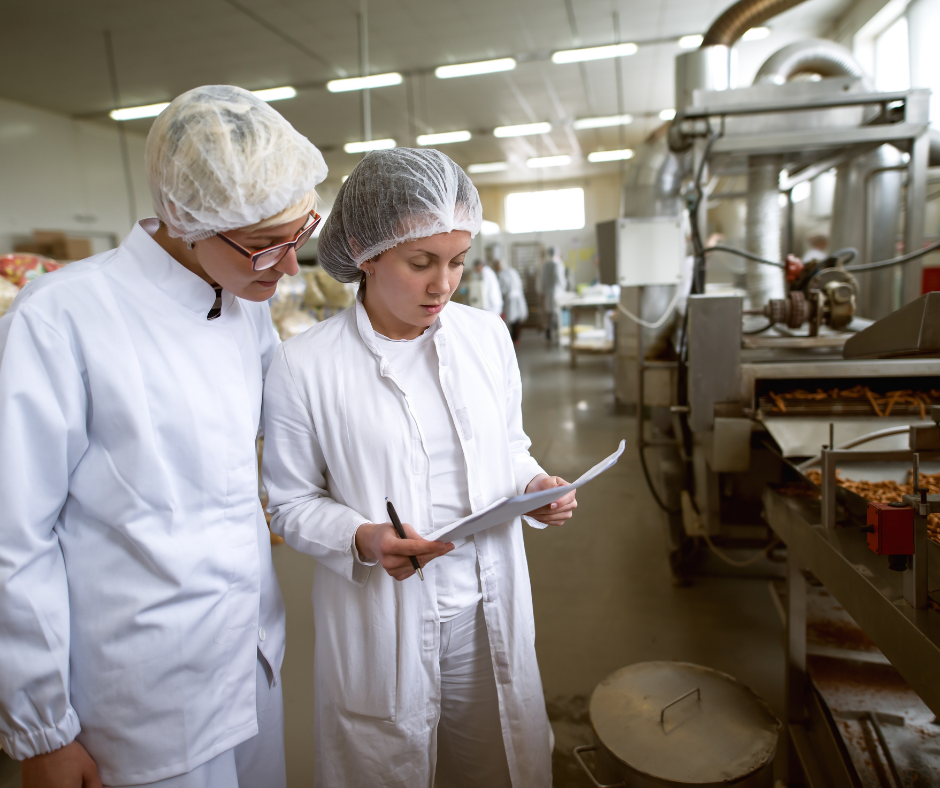 Employees in food manufacturing